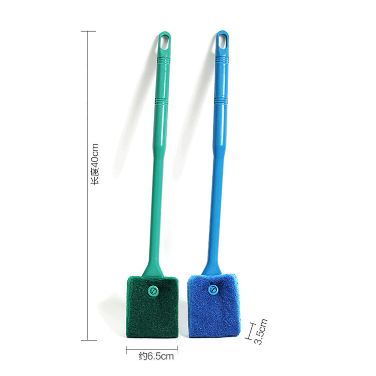 Long handle double-sided Aquarium cleaning brush