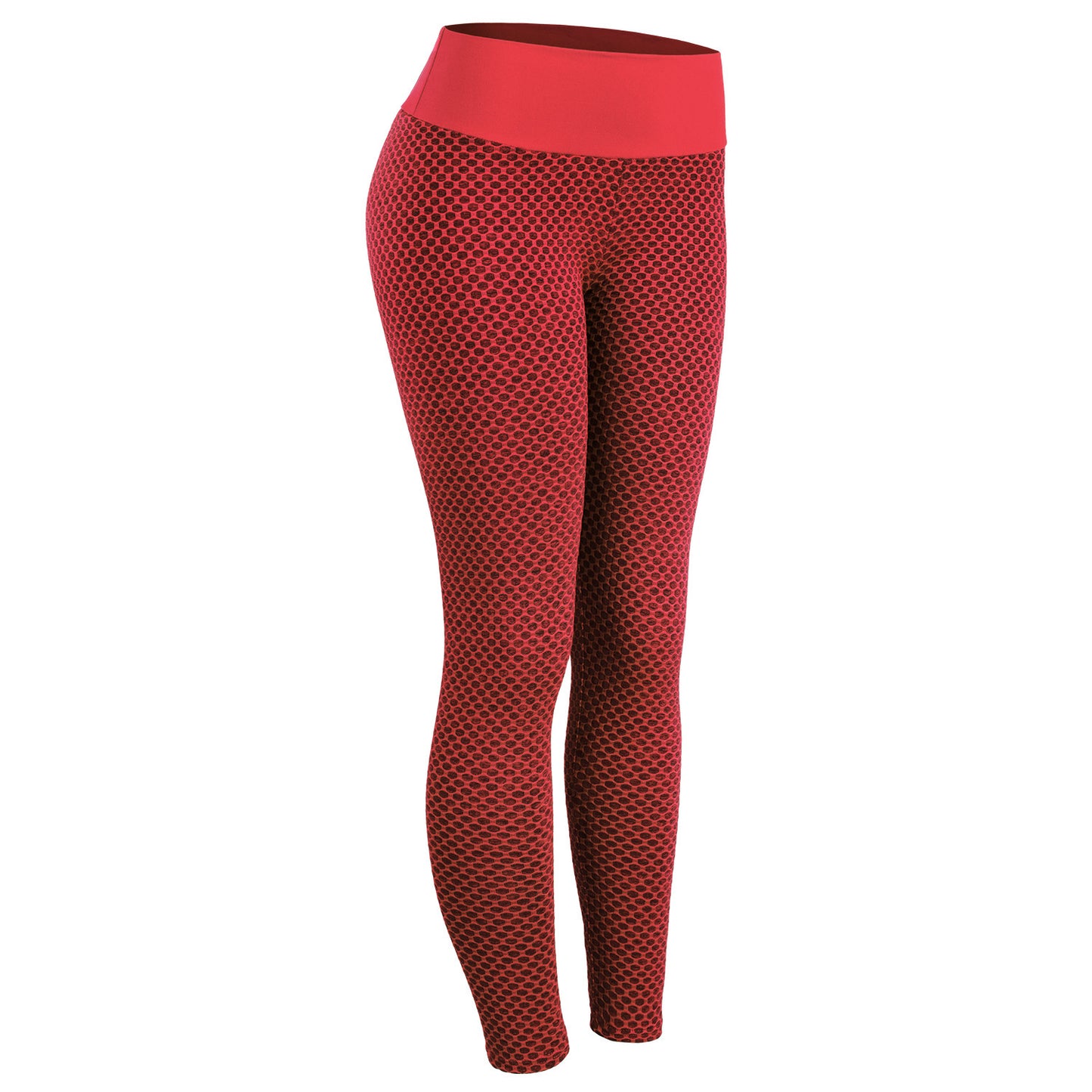 Women's Seamless High Waist Breathable Plaid Leggings Yoga Pants