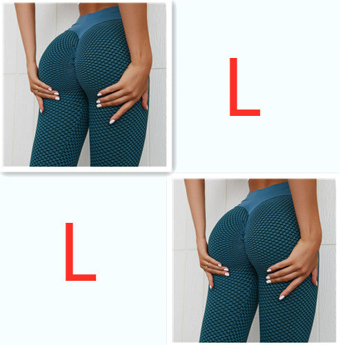 Women's Seamless High Waist Breathable Plaid Leggings Yoga Pants