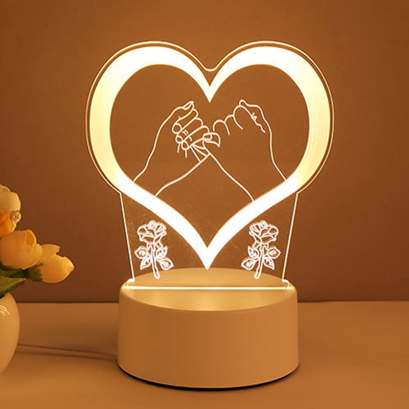 3D Acrylic USB LED Night Lights Lamp