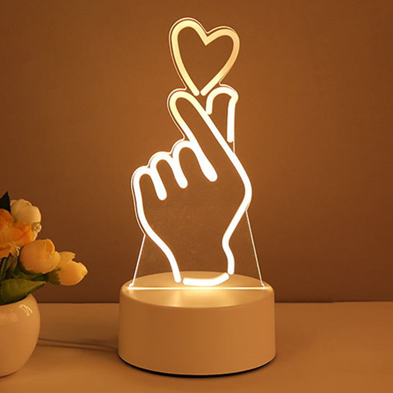 3D Acrylic USB LED Night Lights Lamp