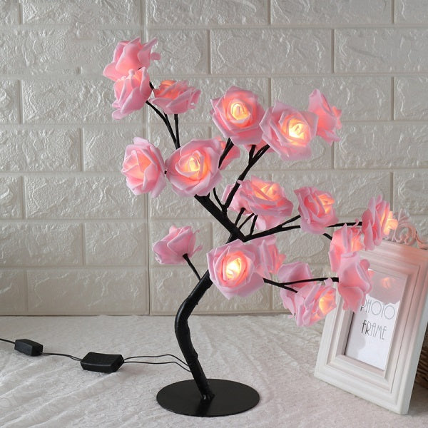 LED Rose Tree Table Lamp