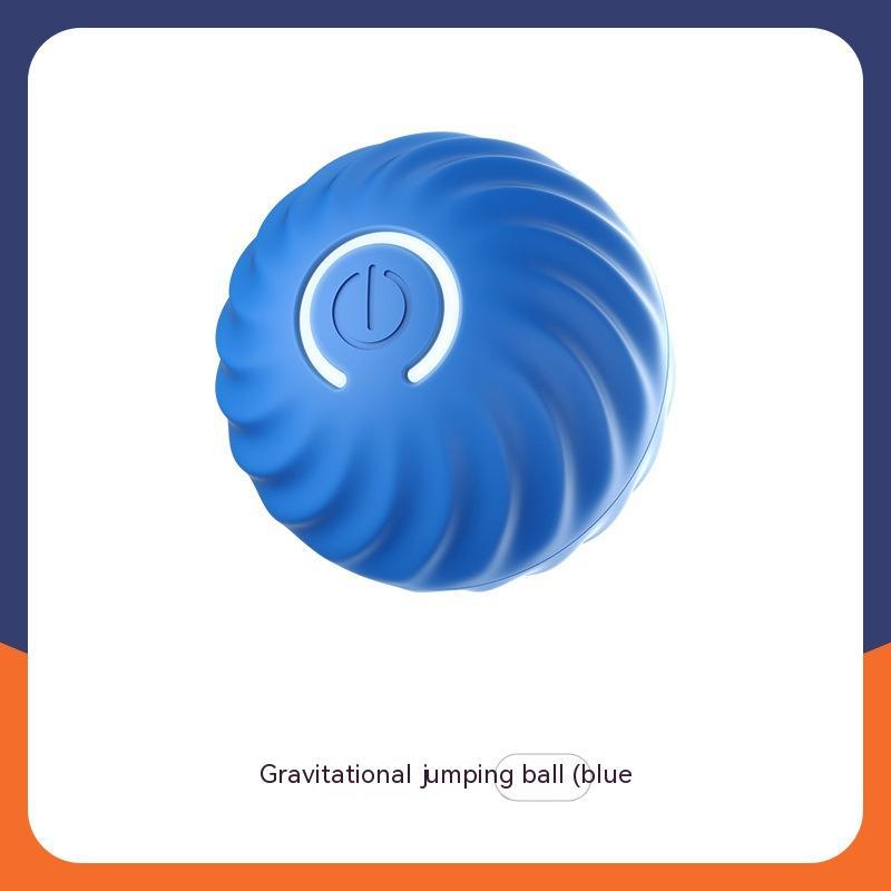 Pet Dog Electronic Jumping Rubber Chew Toys Ball