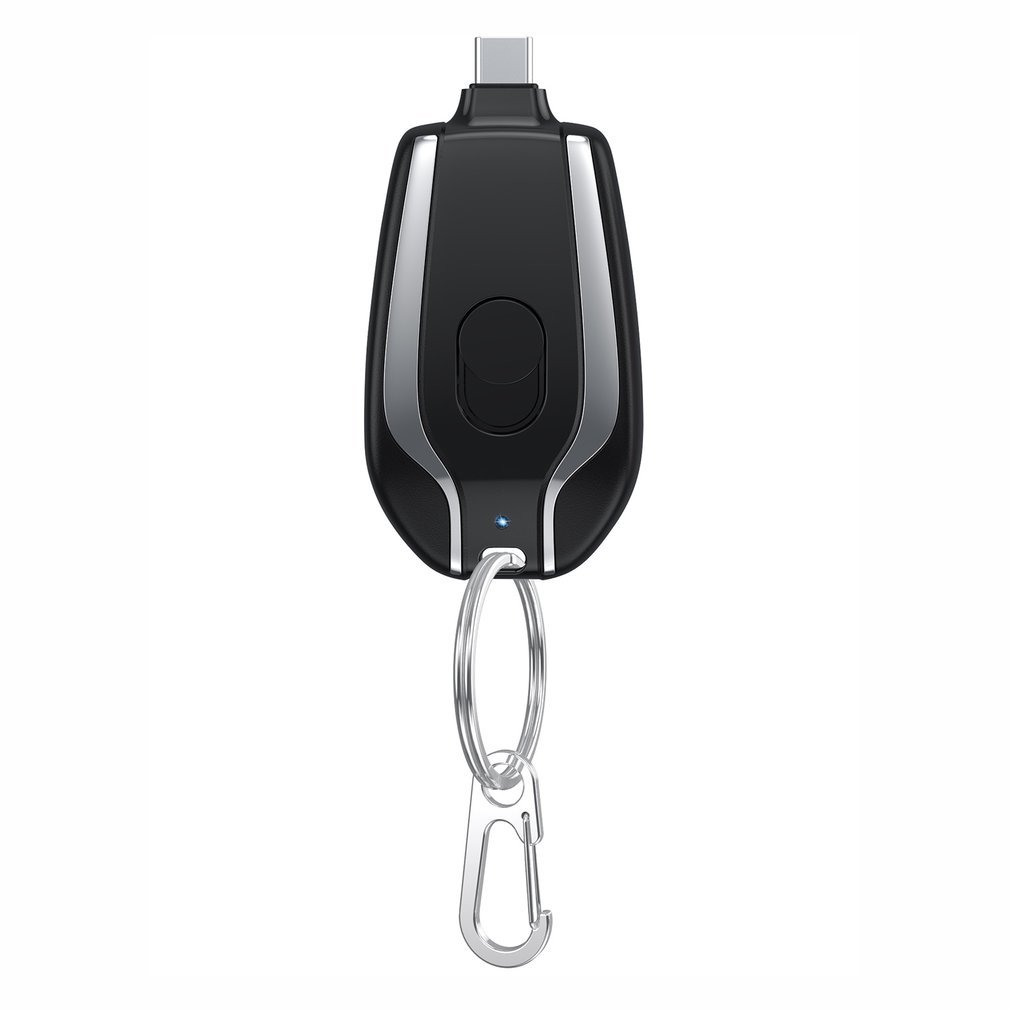 1500mAh Mini Emergency Power Bank Keychain Charger