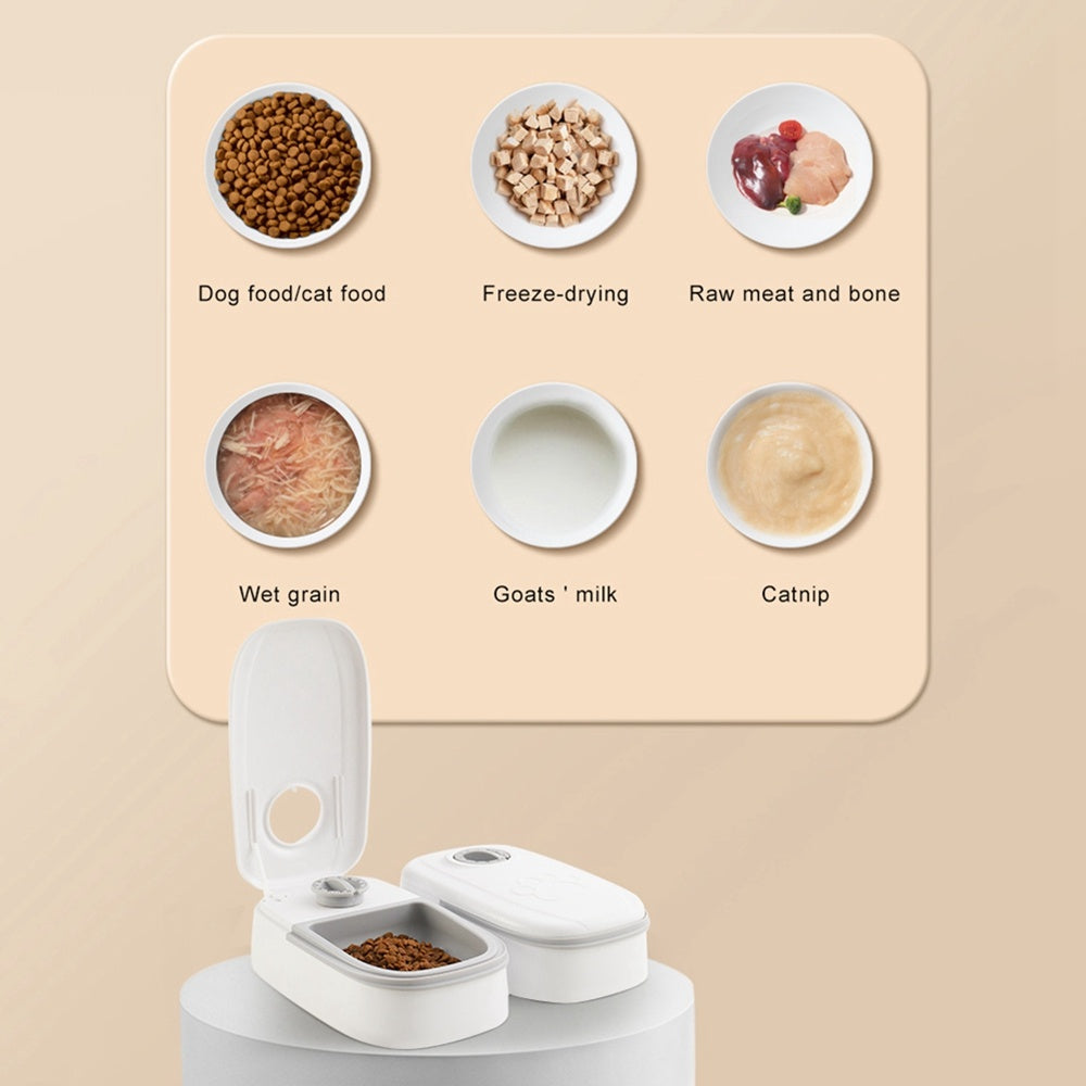 Automatic Stainless Steel Smart Food Dispenser Bowl