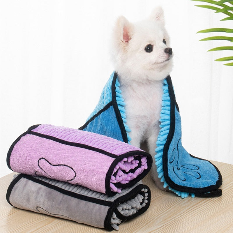 Pet Super Absorbent Quick Drying Bathrobe Microfiber Bath Towels