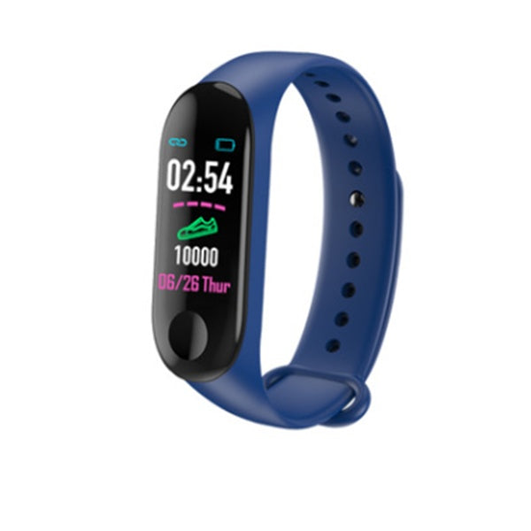 Smart Fitness Bracelet Heart Rate, Blood Pressure, Step Count & Exercise Tracker