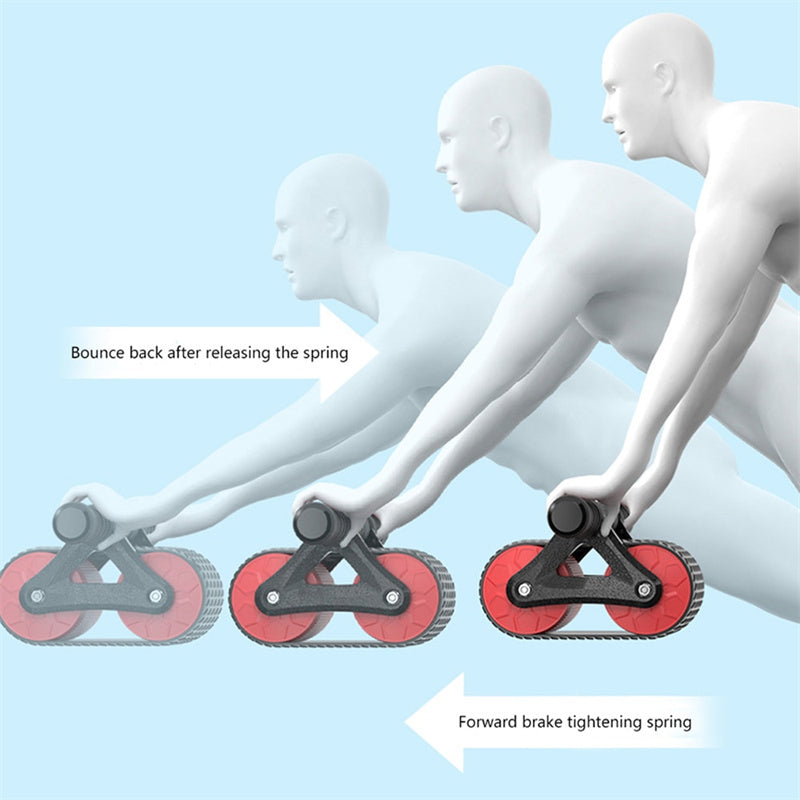 Double Wheel Abdominal Exerciser Ab Roller