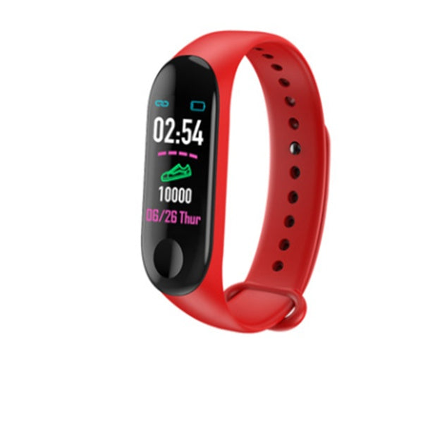 Smart Fitness Bracelet Heart Rate, Blood Pressure, Step Count & Exercise Tracker