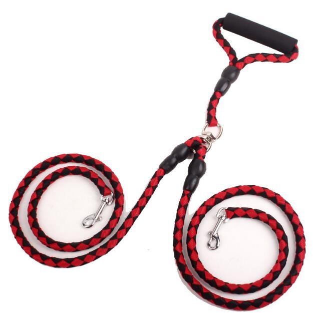Double-Ended Two Leash Collar