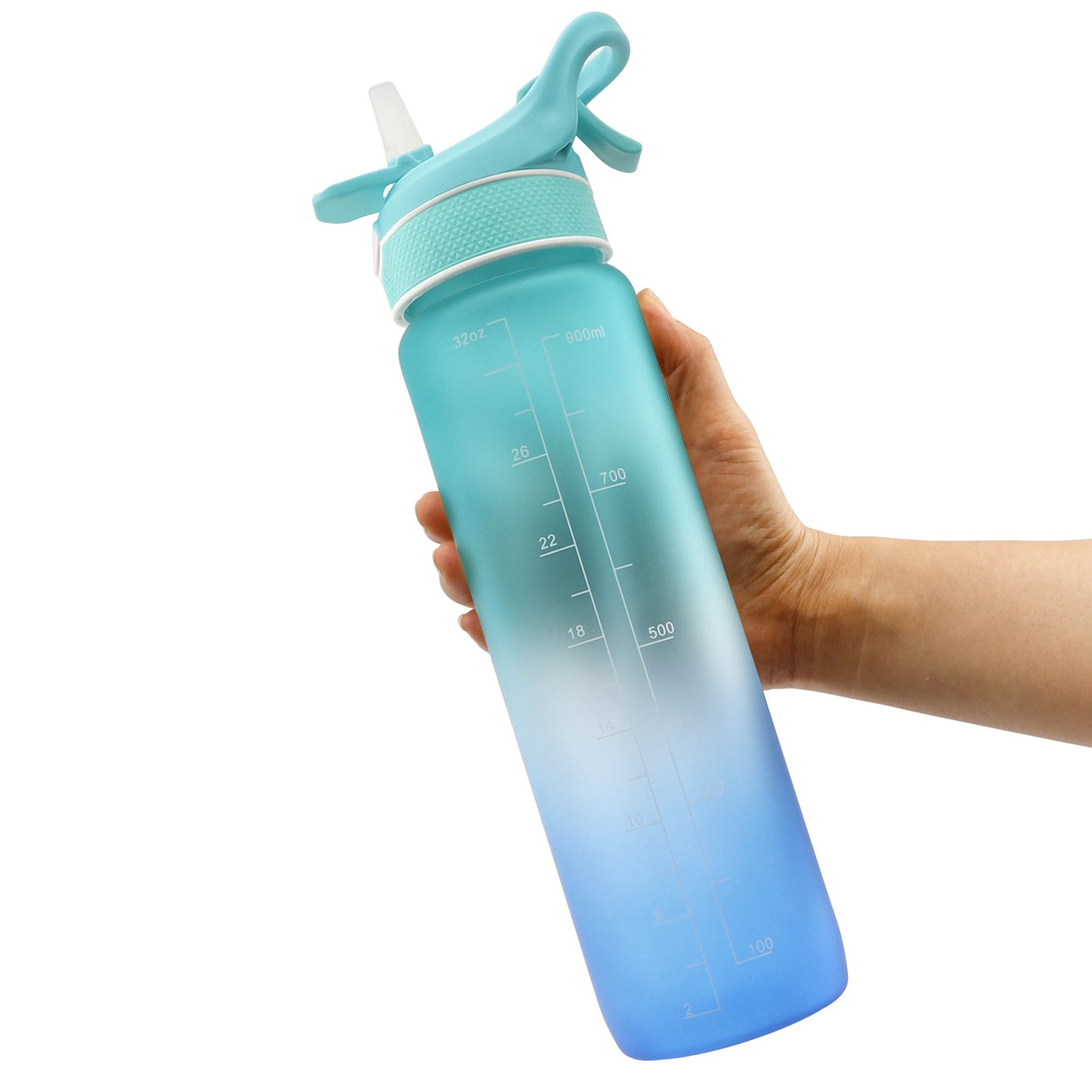 2 in 1 Spray Misting Water Bottle