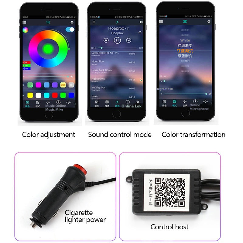 Car Fiber Optic Ambient Interior Light