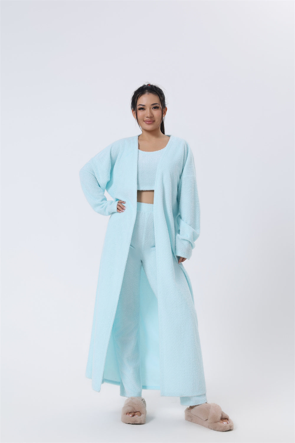 Women's 3 Piece Lounge Cozy Pyjama Set