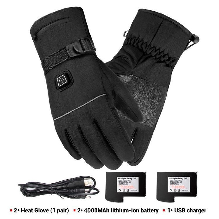 Winter Electric Heated Touch Screen Gloves
