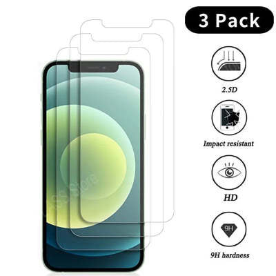 iPhone Tempered Glass Film Screen Protector for Various Models