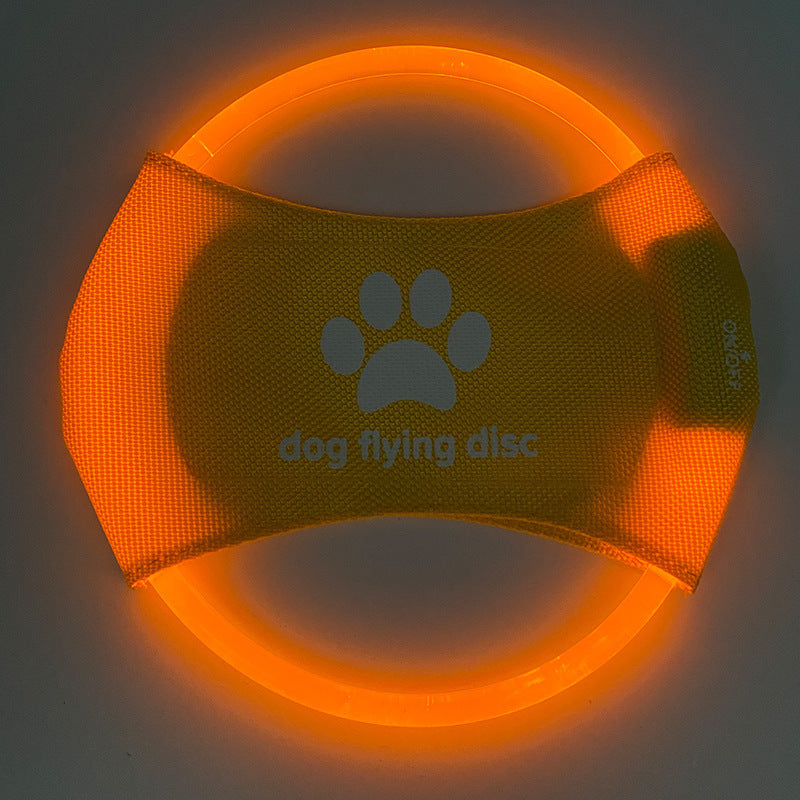 Dog Flying Discs Light Glowing LED Toys