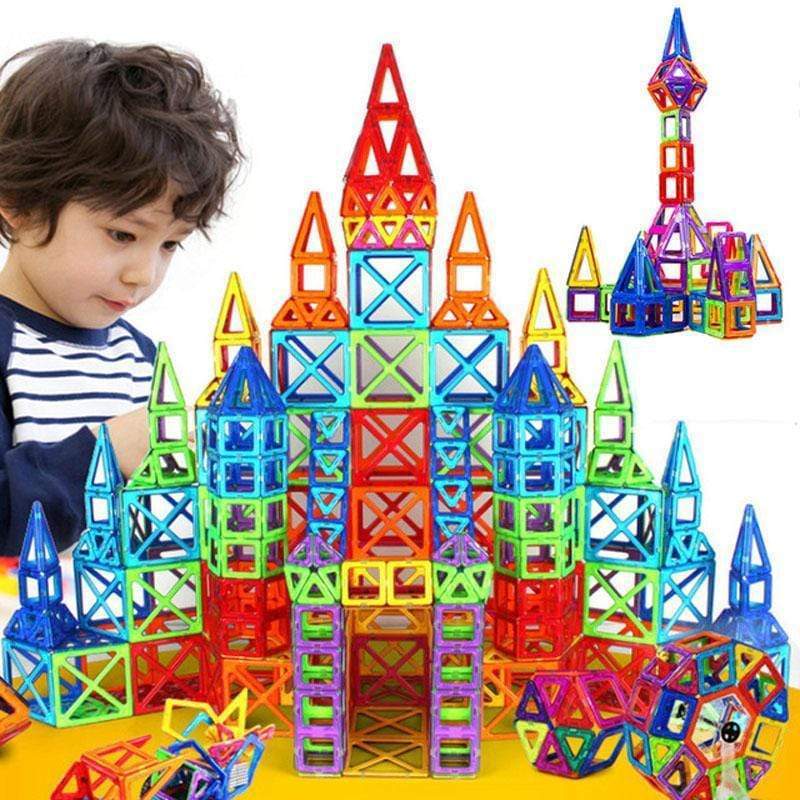 Magnetic Building Blocks DIY Magnets Construction Toys For Kids