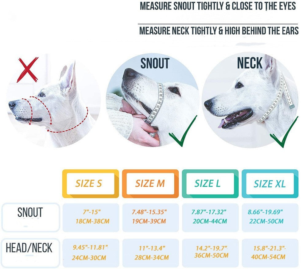 Pet Nylon Dog Muzzle
