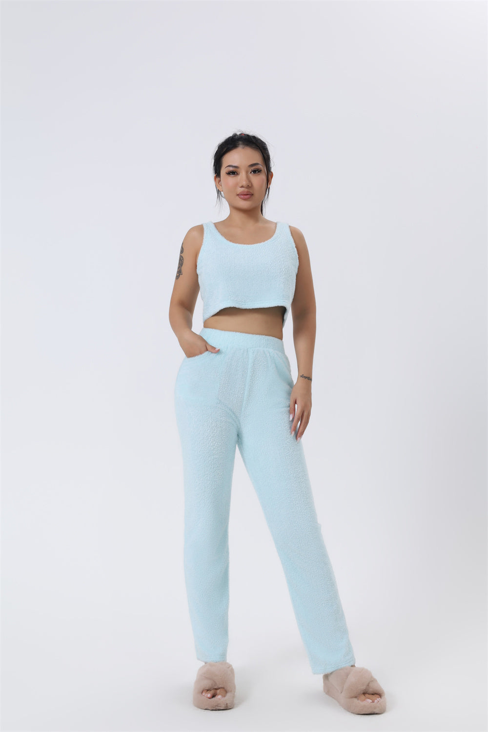 Women's 3 Piece Lounge Cozy Pyjama Set