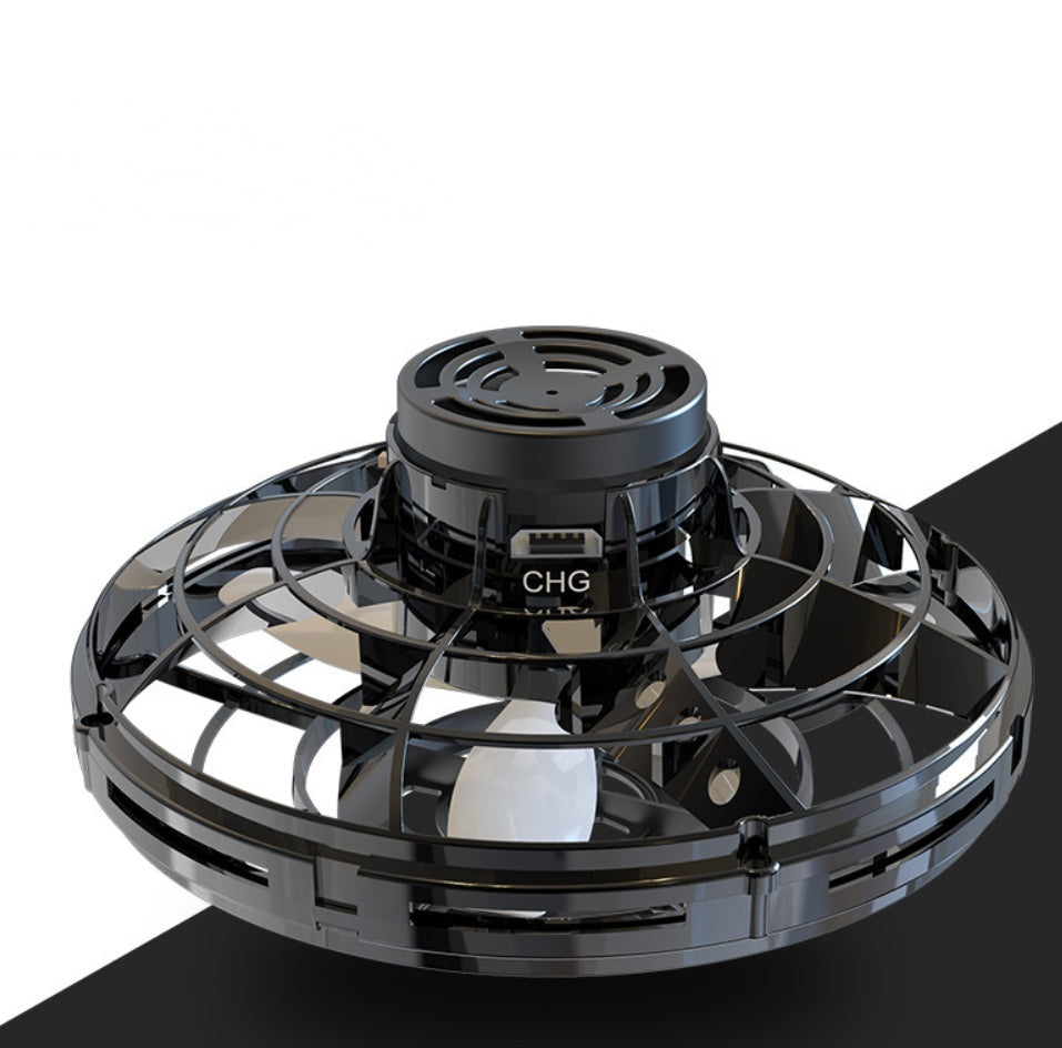 Mini Fingertip Gyro Spinner Interactive Toy Drone LED UFO