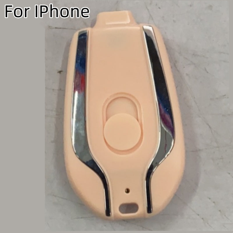 1500mAh Mini Emergency Power Bank Keychain Charger