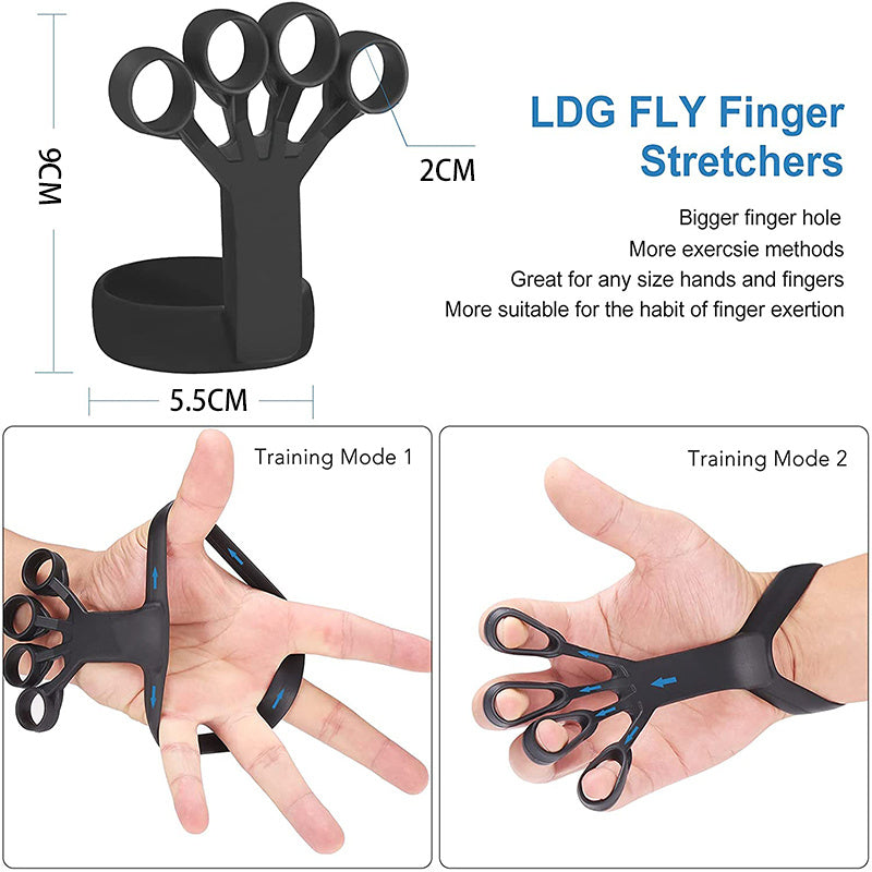 Silicone Grip Finger Exercise Stretcher Arthritis Hand Grip Trainer