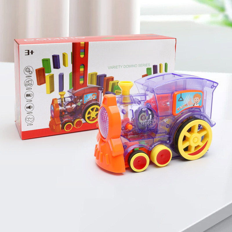 Electric Domino Train Automatic Block Placer