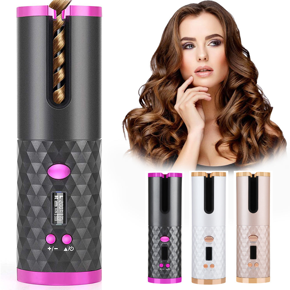 Rechargeable Automatic Portable Hair Curling Iron