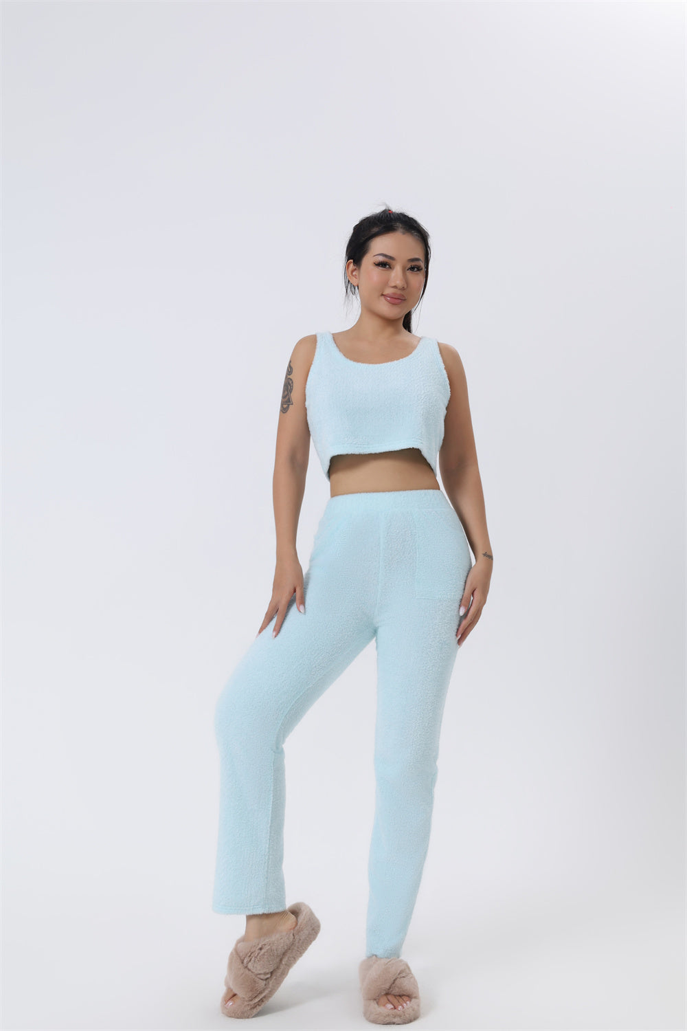 Women's 3 Piece Lounge Cozy Pyjama Set
