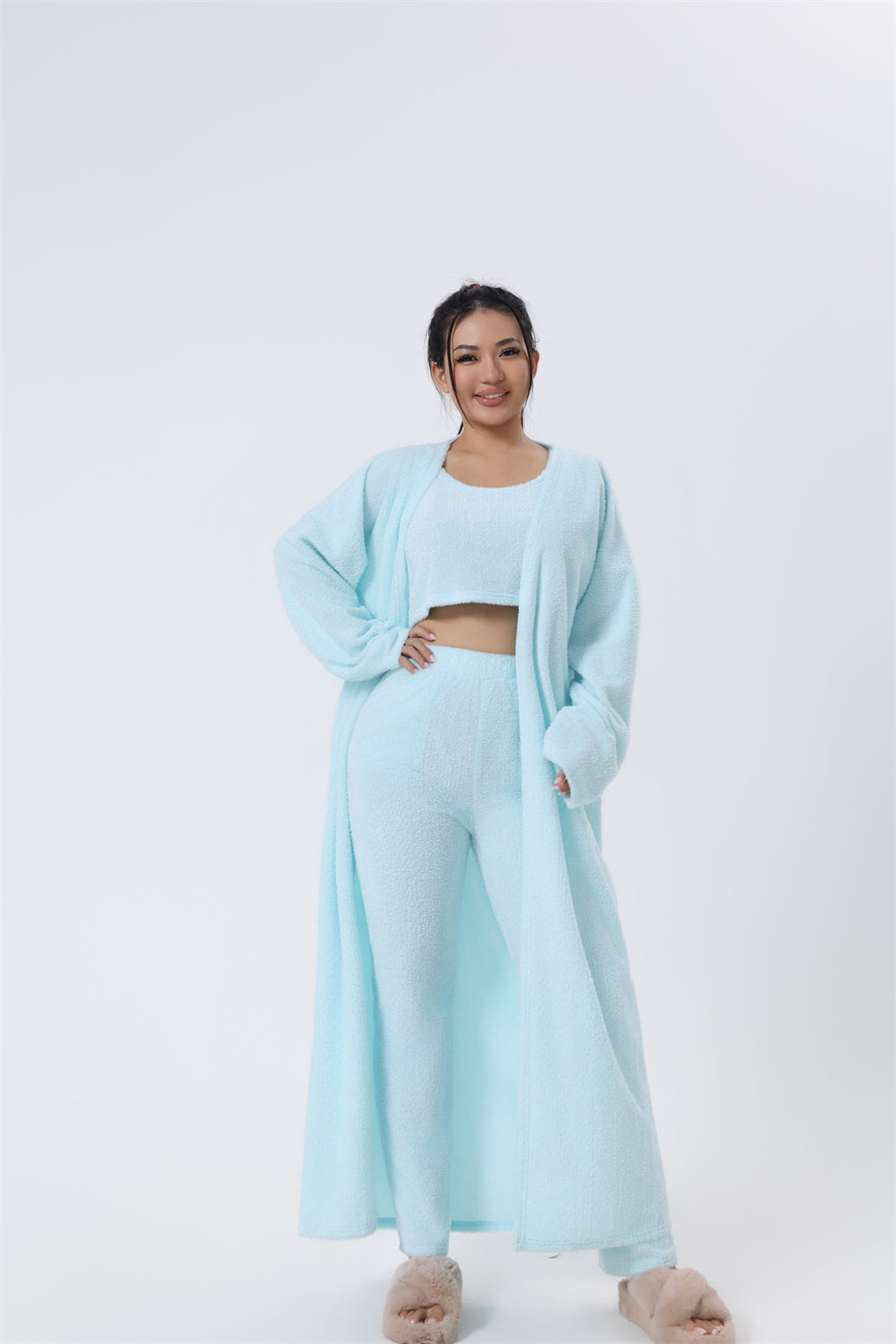 Women's 3 Piece Lounge Cozy Pyjama Set