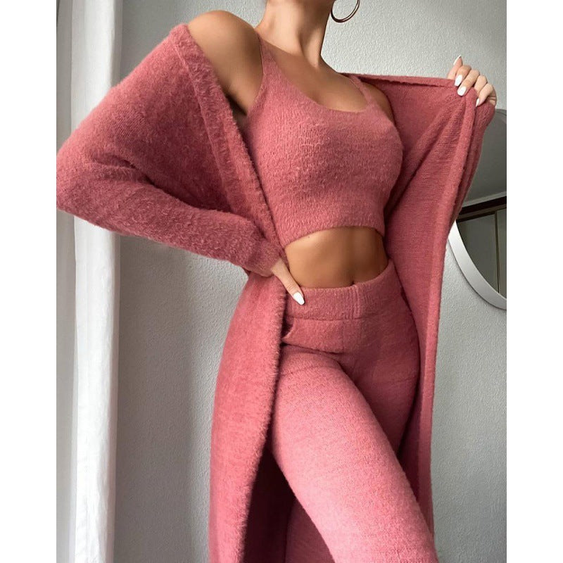 Women's 3 Piece Lounge Cozy Pyjama Set
