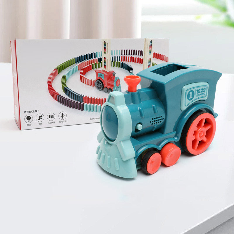 Electric Domino Train Automatic Block Placer