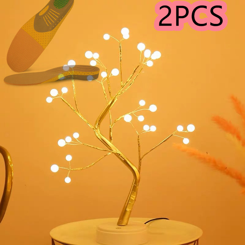 Led Copper Wire Tree Light Lamp