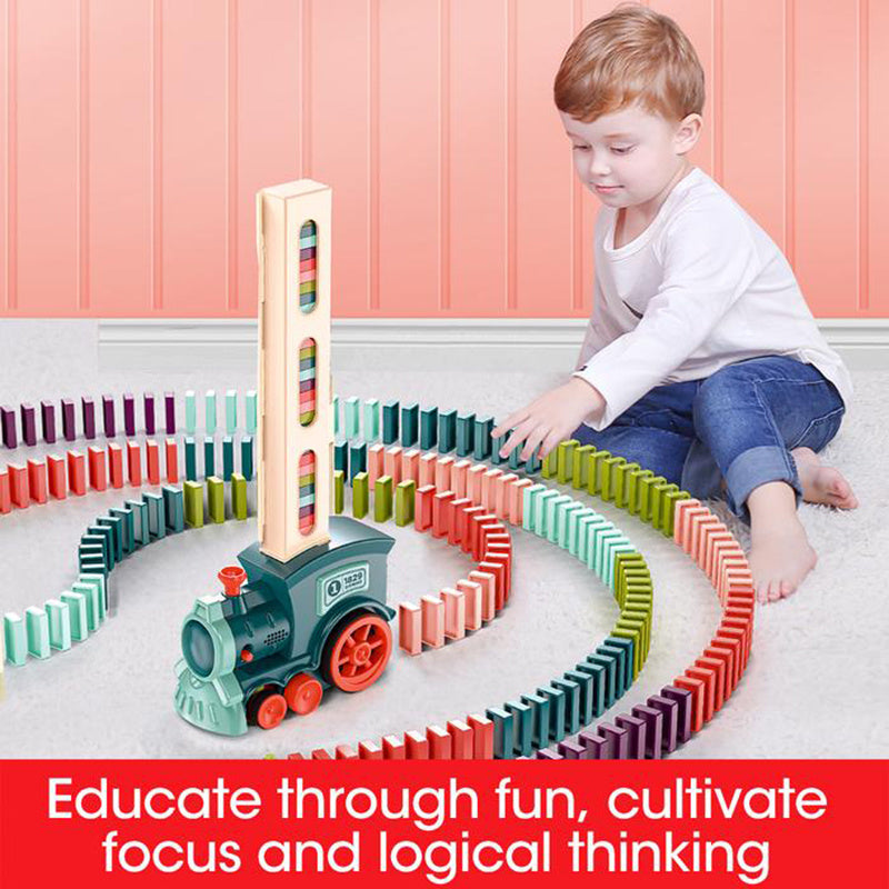 Electric Domino Train Automatic Block Placer