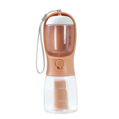 Three-in-one Portable Pet Cups Water Bottle, Food Container and Waist Bag Holder