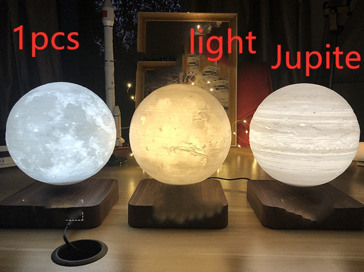 Magnetic Levitation Table Lamp Moon Light 3D