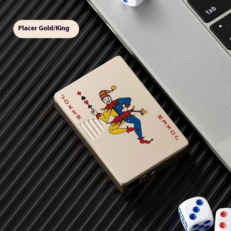 Poker Card Metal Windproof Lighter