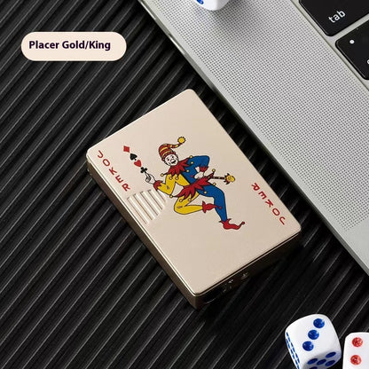Poker Card Metal Windproof Lighter