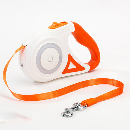 Retractable Colourful Leash And Collar