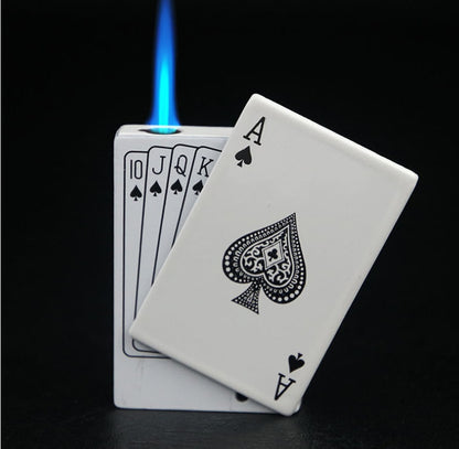 Poker Card Metal Windproof Lighter