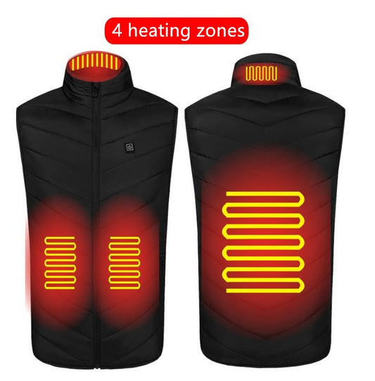 Electric Heated Vest Washable USB Charging