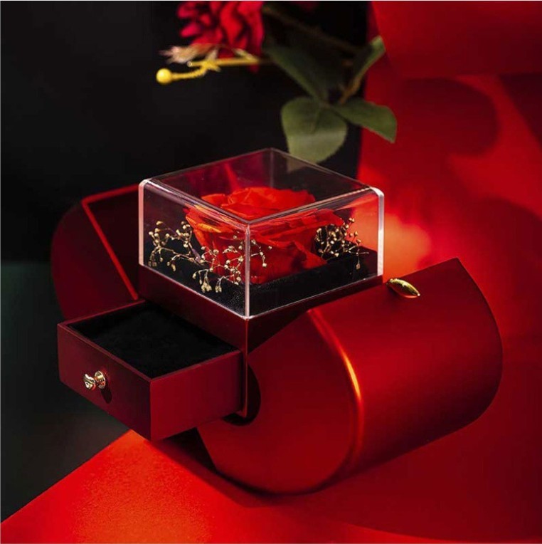Jewellery Box Gift Necklace Eternal Rose