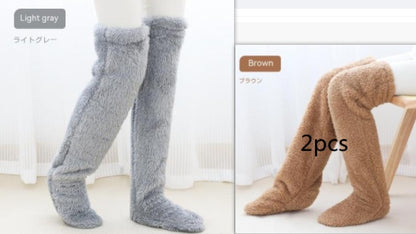 Over Knee Warm High Fuzzy Long Socks