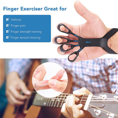 Silicone Grip Finger Exercise Stretcher Arthritis Hand Grip Trainer