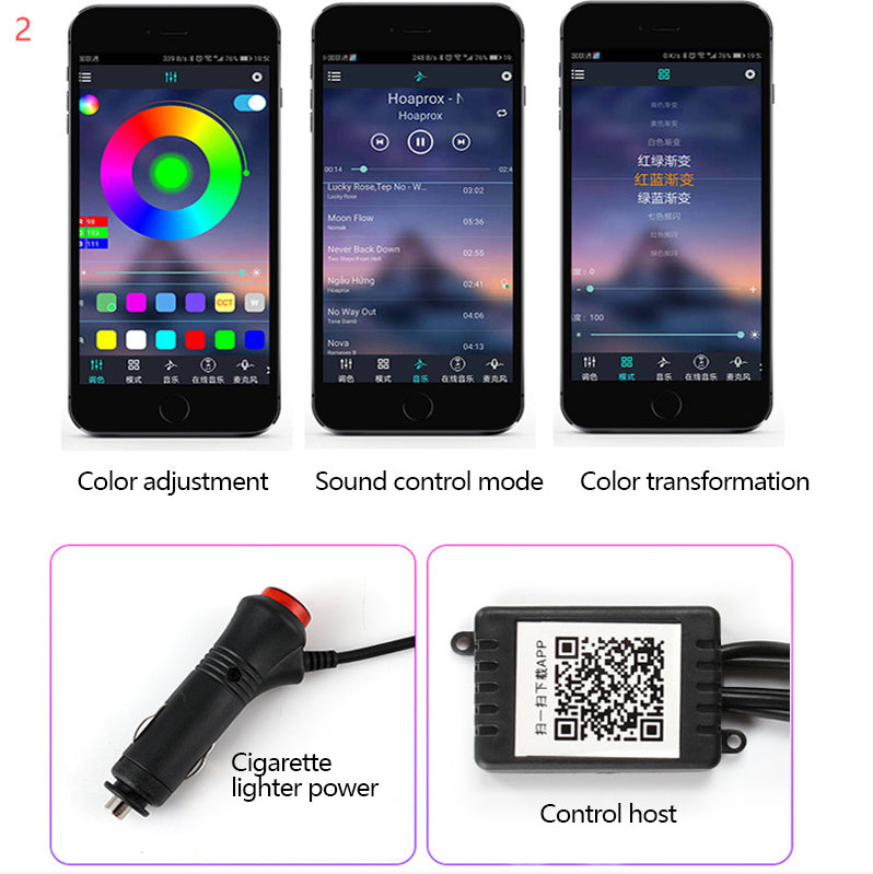 Car Fiber Optic Ambient Interior Light