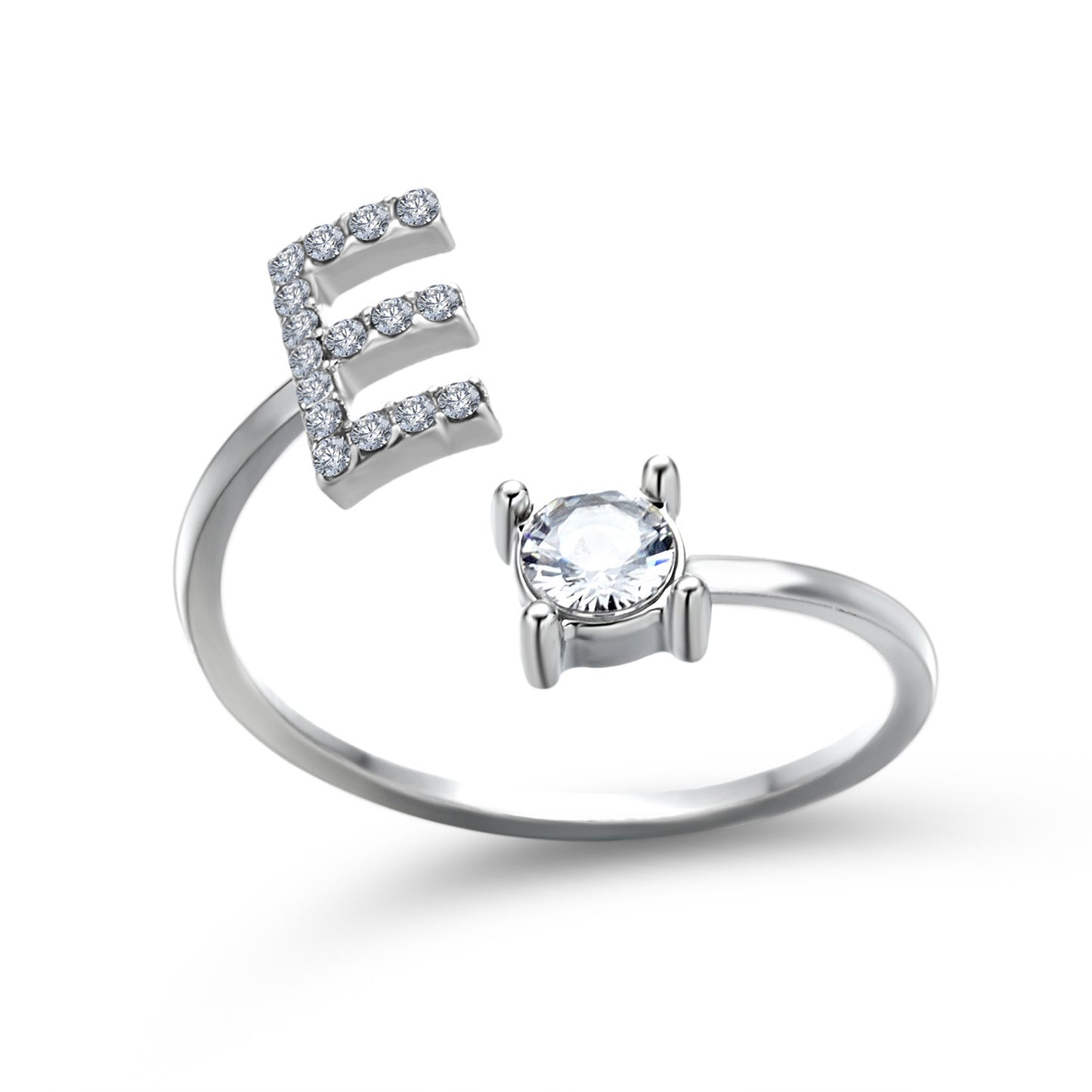 Name Initial Letter Ring Jewellery