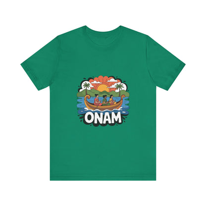 Onam Festival T-Shirt, Gift for Kerala Festival, Celebrate Onam in Style, Traditional Tee