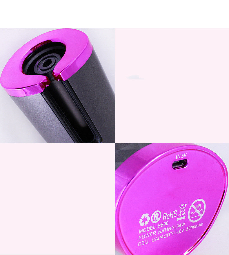 Rechargeable Automatic Portable Hair Curling Iron