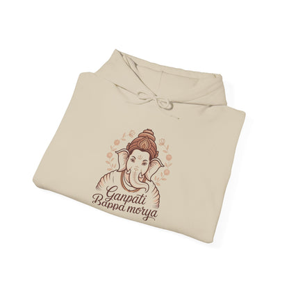 Ganesh Chaturthi Hoodie, Spiritual Wear, Ganpati Bappa Morya Hoodie, Ganpati Festival Outfit