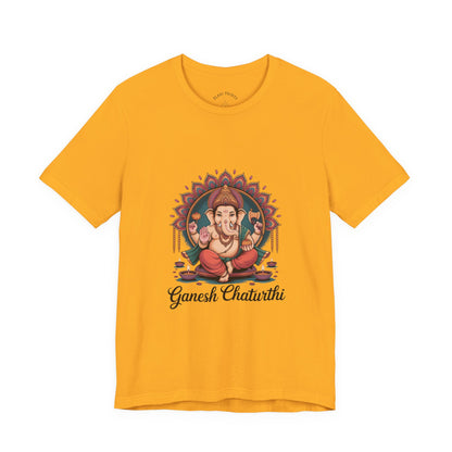 Ganesh Chaturthi T-Shirt, Ganpati Bappa Morya, Ganesha Tee, Spiritual Devotional Wear